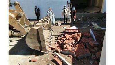 إزالة 12 حالة تعد على أراضي زراعية في المنوفية | صور