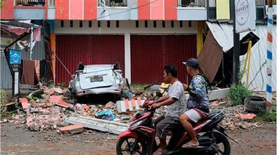 ولي عهد أبو ظبي يتضامن مع إندونيسيا بسبب زلزل  جزيرة سولاويسي