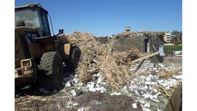 حملات مكثفة حفاظا على الأرض الزراعية ومنع تبويرها بأسيوط | صور