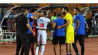 عبد الشافي يخوض تدريبات منفردة على هامش مران الزمالك