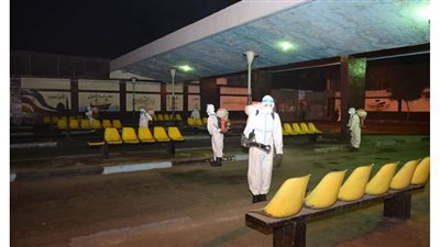 القوات المسلحة تنفذ عمليات تعقيم وقائي لمجمع مواقف السلام وعبود والمظلات ومحطات المترو