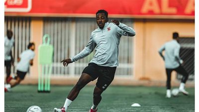 «أجايي» ينتظم في التدريبات الجماعية عقب مواجهة البنك الأهلي