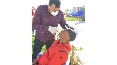 إجراء مسحة كورونا للاعبي سيراميكا استعدادا لطلائع الجيش | صور