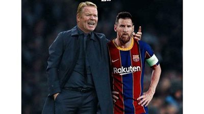 برشلونة ضد أتلتيك بيلباو.. كومان يكشف موقف ميسي من نهائي السوبر الإسباني