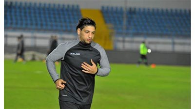 محمد مسعد يشارك في مران سيراميكا كليوباترا الجماعي