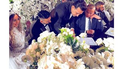 10 صور من حفل زفاف نادر حمدي وأبرز المشاركين في الحفل
