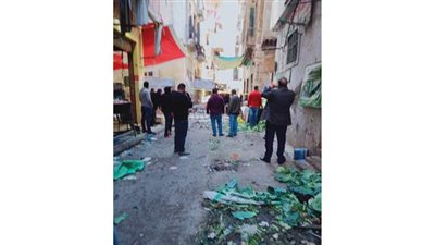 انهيار عقار قديم بالعطارين في الإسكندرية دون إصابات