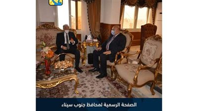 محافظ جنوب سيناء يلتقي رئيس هيئة مياه الشرب والصرف الصحي