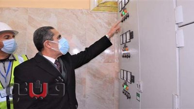 افتتاح ٣ محطات للصرف الصحي ومدرسة بـ