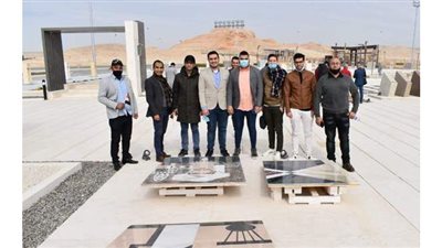 وفد من الدارسين المصريين بأوكرانيا يزور مدينة وجامعة الجلالة