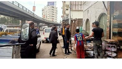 رفع 166 حالة إشغال متنوعة بحي جنوب الجيزة | صور