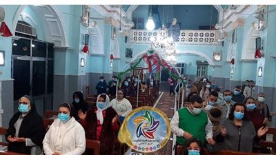 مطران الأقصر للكاثوليك يترأس الذبيحة الإلهي وقداس عيد الغطاس بكنيسة العذراء l فيديو