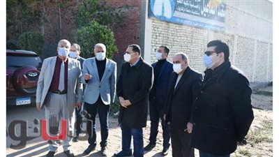 محافظ الشرقية وأعضاء برلمان الشباب يتفقدون أعمال تجميل مدينة أبو كبير