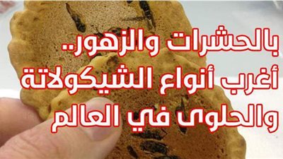 بالحشرات والزهور.. أغرب أنواع الشيكولاتة والحلوى في العالم | فيديوجراف