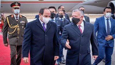 توافق مصري أردني للتوصل إلى تسويات سياسية للأزمات وتقويض خطر الإرهاب