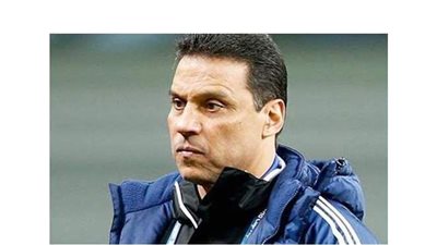 حسام البدري يتابع مباراة الزمالك والجونة من استاد بتروسبورت