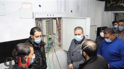 محافظ المنوفية من داخل عناية المستشفى التعليمي: حالة المرضى مستقرة | صور