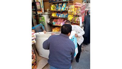 رفع 67 حالة إشغالات متنوعة بالعمرانية | صور