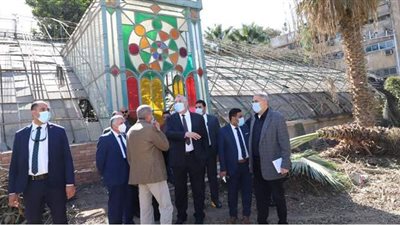 وزير الزراعة يتفقد حديقة الزهرية بالزمالك ويوجه بتطويرها وفتحها أمام الزائرين