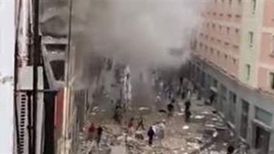 انفجار ضخم وسط العاصمة  الإسبانية مدريد| فيديو