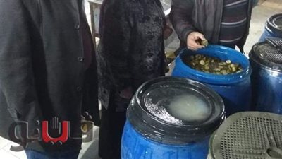 إعدام 8 أطنان مخللات وغلق مصنع غير مرخص بالشرقية