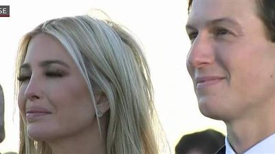 إيفانكا ترامب تبكي أثناء مغادرة البيت الأبيض | صور