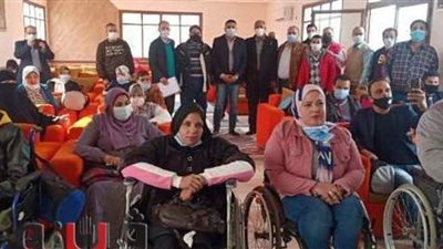 توزيع 250 شنطة رياضية على المتميزين من ذوى الهمم بالشرقية