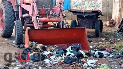 رفع 14 طن قمامة من شوارع مركز سمنود بالغربية