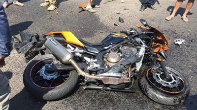 إصابة 4 أشخاص في تصادم دراجة نارية بالقليوبية