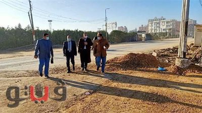 محافظ الشرقية يتابع أعمال رصف شوارع منيا القمح