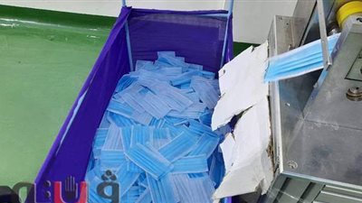 ضبط 50 ألف كمامة طبية مجهولة المصدر قبل طرحها للبيع بالغربية