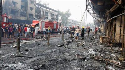 ارتفاع أعداد ضحايا انفجاري بغداد إلى 145 شخصاً | صور