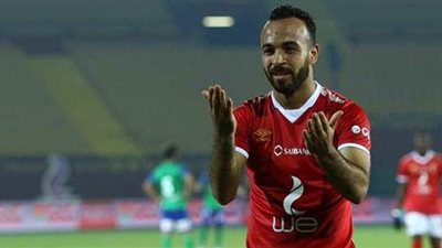 أفشة يحرز هدف الأهلي الثالث في مرمى المقاولون