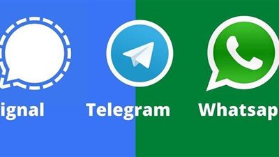 مقارنة بين الخصوصية في واتساب وسيجنال وتليجرام