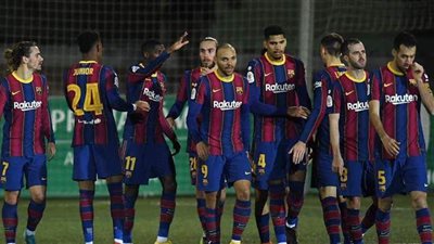 برشلونة يصعد إلى دور الـ16 بكأس الملك بفوزه على كورنيا بثنائية | فيديو