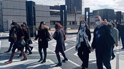 وفد فرنسي برئاسة القنصل العام بالإسكندرية يتفقدون مشروعات العلمين الجديدة