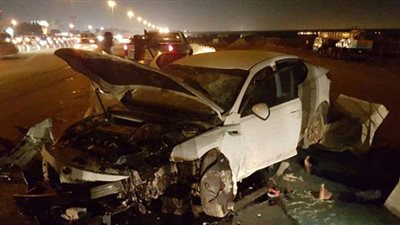 إصابة 4 مواطنين في انقلاب سيارة بقنا