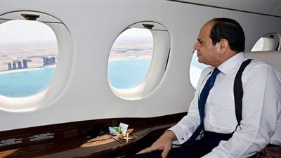 السيسي يصل شرق بورسعيد لافتتاح عدد من المشروعات القومية
