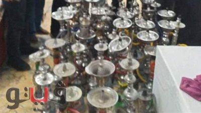 مصادرة 57 شيشة وفض سرادقين للعزاء بالشرقية