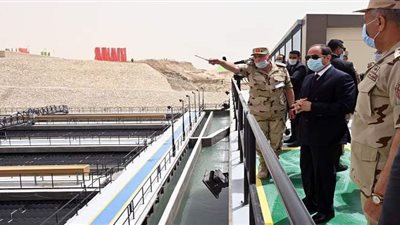 السيسي يكشف جدوى مشروع تبطين الترع
