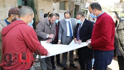 محافظ المنوفية يتفقد أعمال التطوير بشوارع شبين الكوم