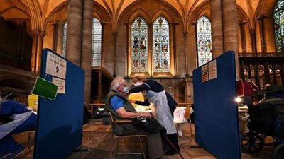 كاتدرائية بريطانية تتحول لمركز تطعيم ضد كورونا