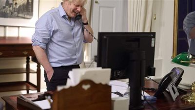 محادثات هاتفية بين رئيس وزراء بريطانيا وجو بايدن