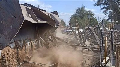 مراكز المنيا تواصل حملاتها لإيقاف التعديات على الأراضي الزراعية