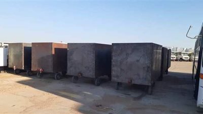 مصر للطيران للخدمات تنتهي من تقفيل 12 عربة خاصة بحقائب المسافرين