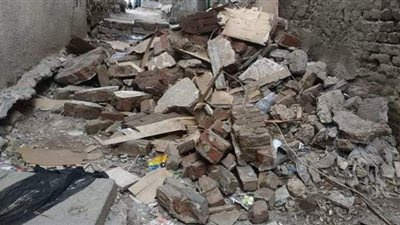 إصابة مواطن في انهيار عقار بالإسكندرية