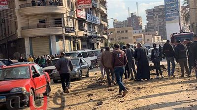 آثار انفجار خط غاز في شارع الجيش بالمنصورة | فيديو