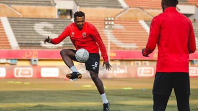 تدريبات فنية وخططية في مران الأهلي استعدادا لبيراميدز