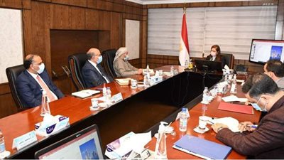 وزيرة التخطيط تبحث مع رئيس شركة إماراتية التعاون في مجالات التحول الرقمي