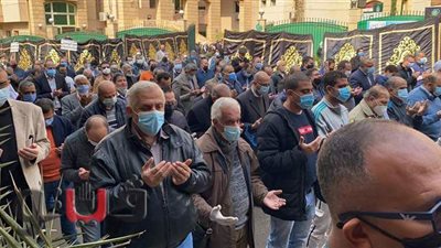 لحظة تشييع عبلة الكحلاوي من مسجدها بالمقطم | فيديو